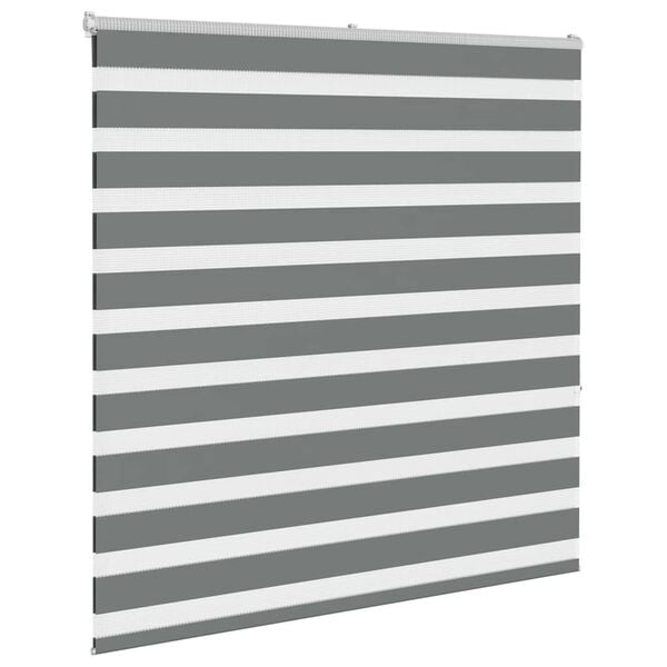 vidaXL Cortina de zebra 150x150 cm largura do tecido 145,9cm poli&eacute;ster