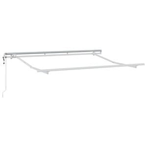 vidaXL Estrutura de Toldo Branco 3 x 2 m Metal