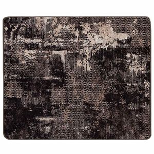 vidaXL Passadeira MARSA Preto 80 x 100 cm Poli&eacute;ster e PVC