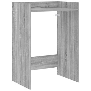 vidaXL Arm&aacute;rio para M&aacute;quina de Lavar Cinza Sonoma 67,5 x 48 x 97 cm