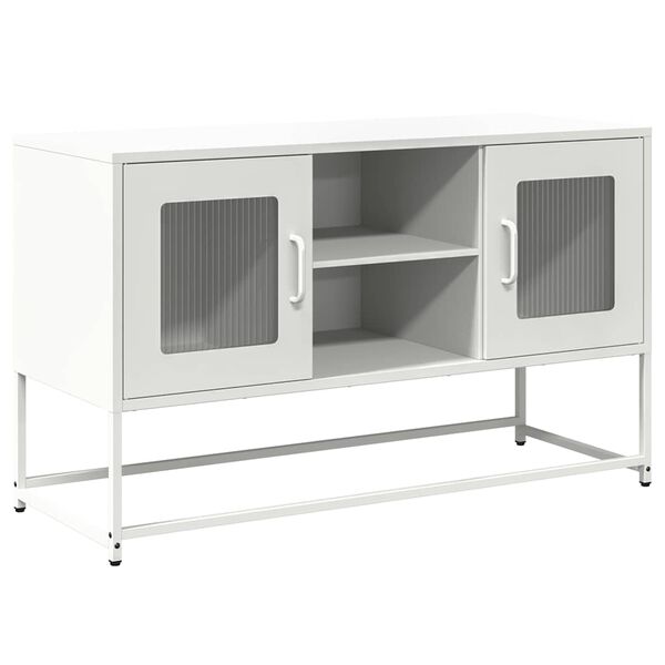 vidaXL M&oacute;vel de TV 100,5x39x60,5 cm a&ccedil;o branco