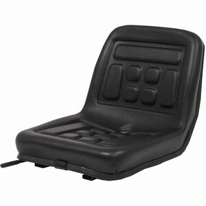 vidaXL Assento de trator universal preto