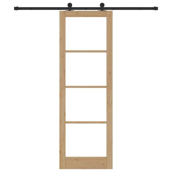 vidaXL Porta Deslizante ORKDAL Natural 78 x 232 cm