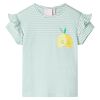 T-shirt infantil menta 92