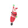 vidaXL Pai Natal suspenso na corda Vermelho 30 x 15 x 130 cm Poli&eacute;ster