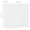 vidaXL Estante 80x30x76,5 cm derivados de madeira branco