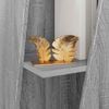 vidaXL Prateleira Lateral Cinza Sonoma 33 x 32 x 70,5 cm