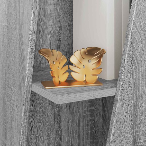 vidaXL Prateleira Lateral Cinza Sonoma 33 x 32 x 70,5 cm