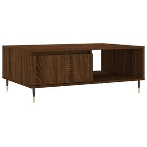 vidaXL Mesa de centro 90x60x35 cm derivados madeira carvalho castanho