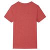 T-shirt de crian&ccedil;a cor paprika 92