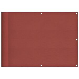 vidaXL Tela de varanda 75x800 cm 100% poli&eacute;ster oxford terracota