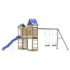 vidaXL Conjunto de brincar para exterior madeira de pinho impregnada