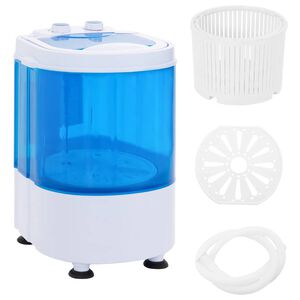 vidaXL Mini m&aacute;quina de lavar roupa tambor &uacute;nico 2,6 kg
