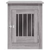 vidaXL Móvel casota para cão 55x80x68 derivados madeira cinza sonoma