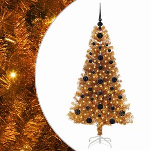 vidaXL &Aacute;rvore de Natal Ouro 120 cm PET