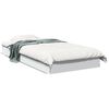 vidaXL Estrutura de cama 90x200 cm derivados de madeira branco