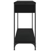 vidaXL Mesa consola 100x34,5x75 cm derivados de madeira preto