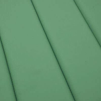 vidaXL Almofadão p/ espreguiçadeira 200x70x3 cm tecido oxford verde