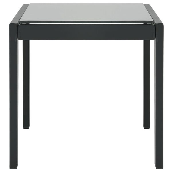 vidaXL Espreguiçadeiras com mesa 2 pcs textilene e aço