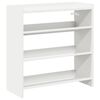 vidaXL Sapateira 60x25x62 cm derivados de madeira branco