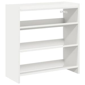 vidaXL Sapateira 60x25x62 cm derivados de madeira branco