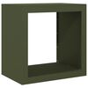 vidaXL Suporte para lenha 60x40x60 cm a&ccedil;o verde