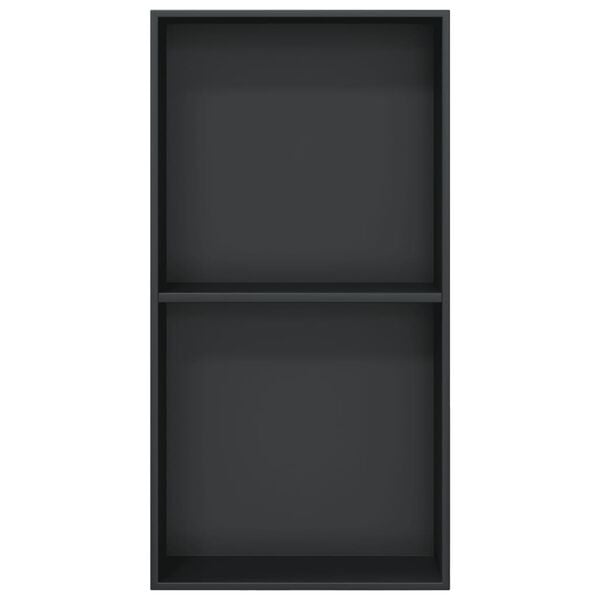 vidaXL Nicho parede p/ duche 32x62x9 cm aço inoxidável preto mate