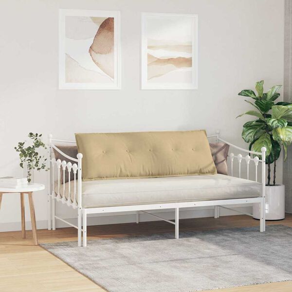 vidaXL Travesseiro para Costas Cinza Verde 140 x 50 cm