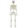 vidaXL Esqueleto de Halloween Branco 155 x 38,5 cm Polipropileno