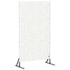 vidaXL Protetor de Privacidade 100 x 50 x 180 cm A&ccedil;o Branco