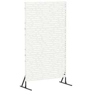 vidaXL Protetor de Privacidade 100 x 50 x 180 cm A&ccedil;o Branco