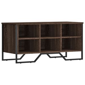 vidaXL Sapateira 90x38x45,5 cm derivados de madeira carvalho castanho