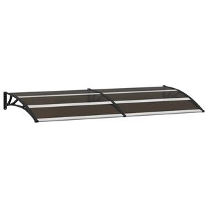 vidaXL Toldo de porta 200x75 cm PC preto