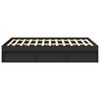 vidaXL Estrutura de cama 120x200 cm preto