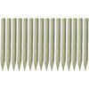 vidaXL Postes de cerca 16 pcs 100 cm madeira impregnada