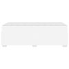 vidaXL Estrutura da Cama com colch&atilde;o Branco 80 x 200 cm tecido
