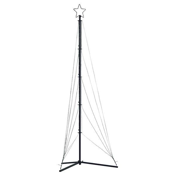 vidaXL LED Árvore de Natal 525 LEDs Azul 302 cm