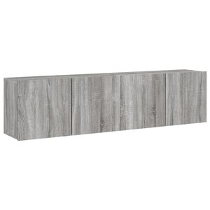vidaXL M&oacute;veis de parede para TV 2 pcs 80x30x41 cm cinzento sonoma