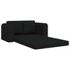 vidaXL Sof&aacute;-Cama 60cm Preto tecido