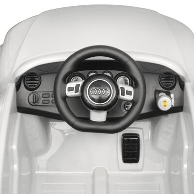 Carro Audi TT RS para crianças com controlo remoto - branco