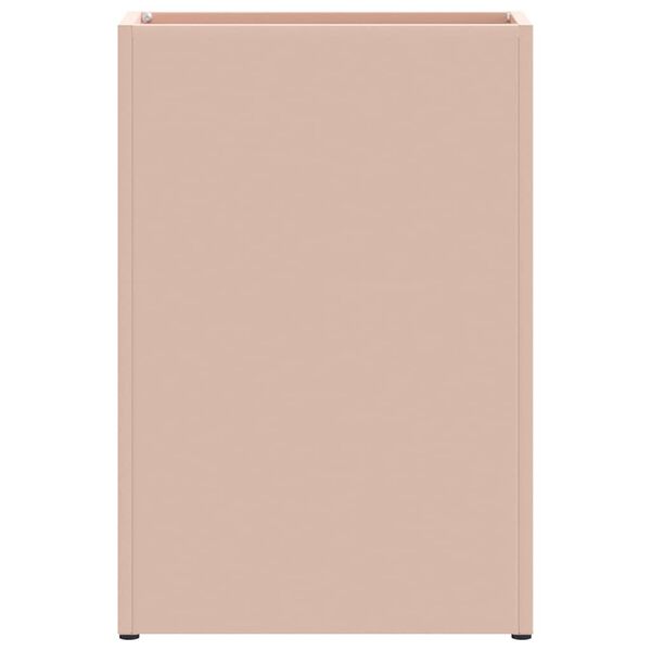 vidaXL Suporte de Guarda-Sol Rosa 28 x 12 x 41 cm Aço