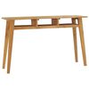 vidaXL Mesa consola 120x35x75 cm madeira de teca maci&ccedil;a