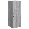 vidaXL Arm&aacute;rio de Parede Sonoma cinzento 33 x 34,5 x 90 cm