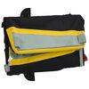 vidaXL Reboque para bicicleta 45 kg ferro preto e amarelo