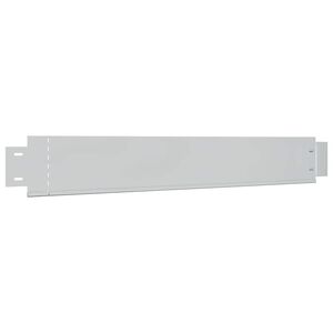 vidaXL Conjunto 5 pain&eacute;is veda&ccedil;&atilde;o relvado 100 x 14 cm a&ccedil;o galvanizado