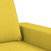vidaXL Sof&aacute; de 3 lugares 180 cm tecido amarelo-claro
