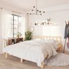 vidaXL Estrutura de cama pequena casal 120x190 cm pinho maci&ccedil;o