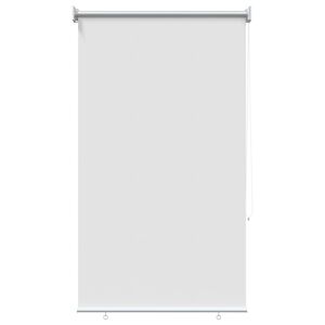 vidaXL Persiana de Rol&ocirc; para Exterior com Prote&ccedil;&atilde;o UV Branco Poli&eacute;ster
