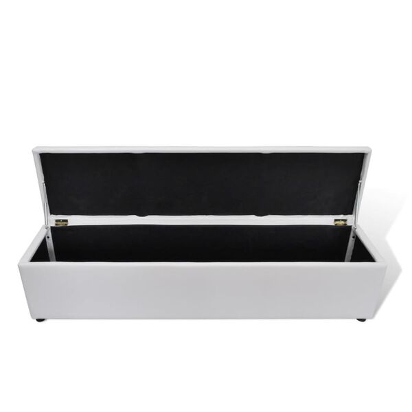 vidaXL Banco de arruma&ccedil;&atilde;o 168x44x44 cm branco