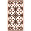 vidaXL Decora&ccedil;&atilde;o p/ muro de jardim 105x55 cm a&ccedil;o corten design &aacute;rabe